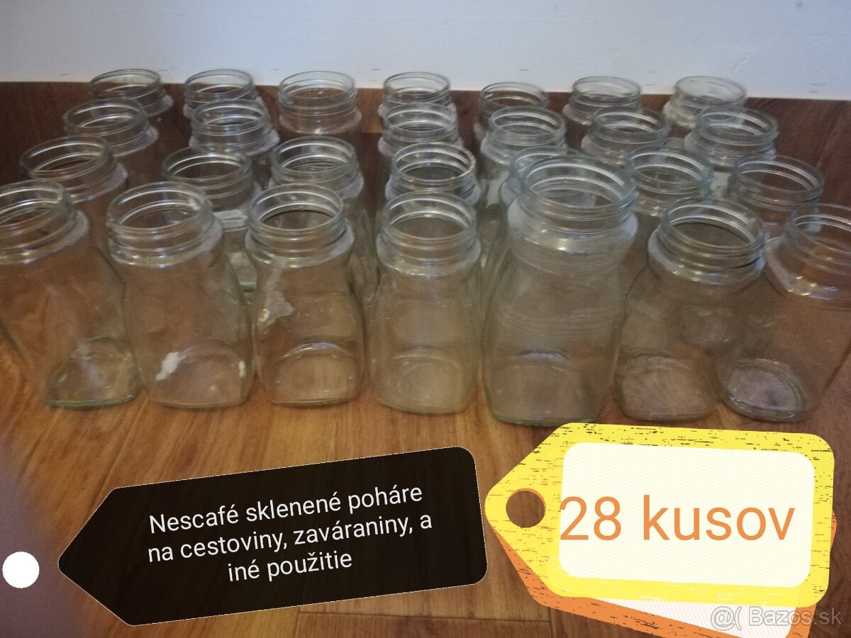 Nescafé sklenené poháre