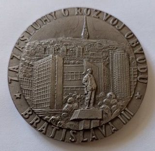 Medaila " Za zásluhy o rozvoj Bratislava III "
