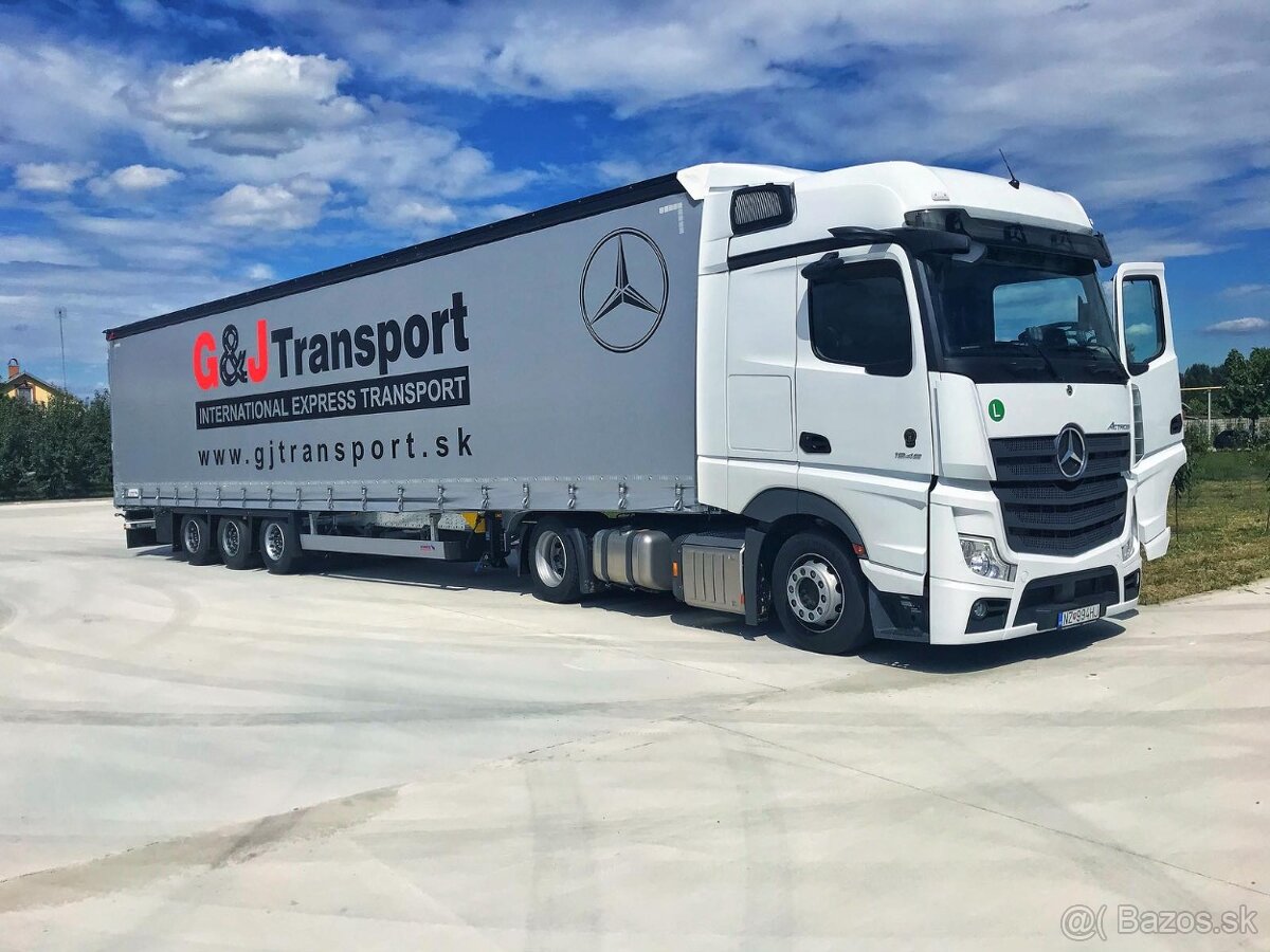 TOP Mercedes-Benz Actros + náves Schmitz Cargobull MEGA 2019