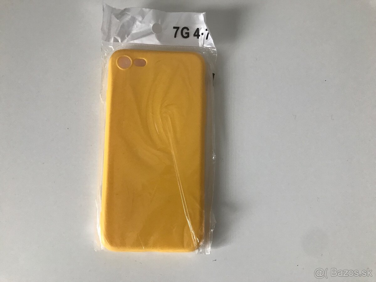 iPhone 7-8-SE zlty kryt - NOVY