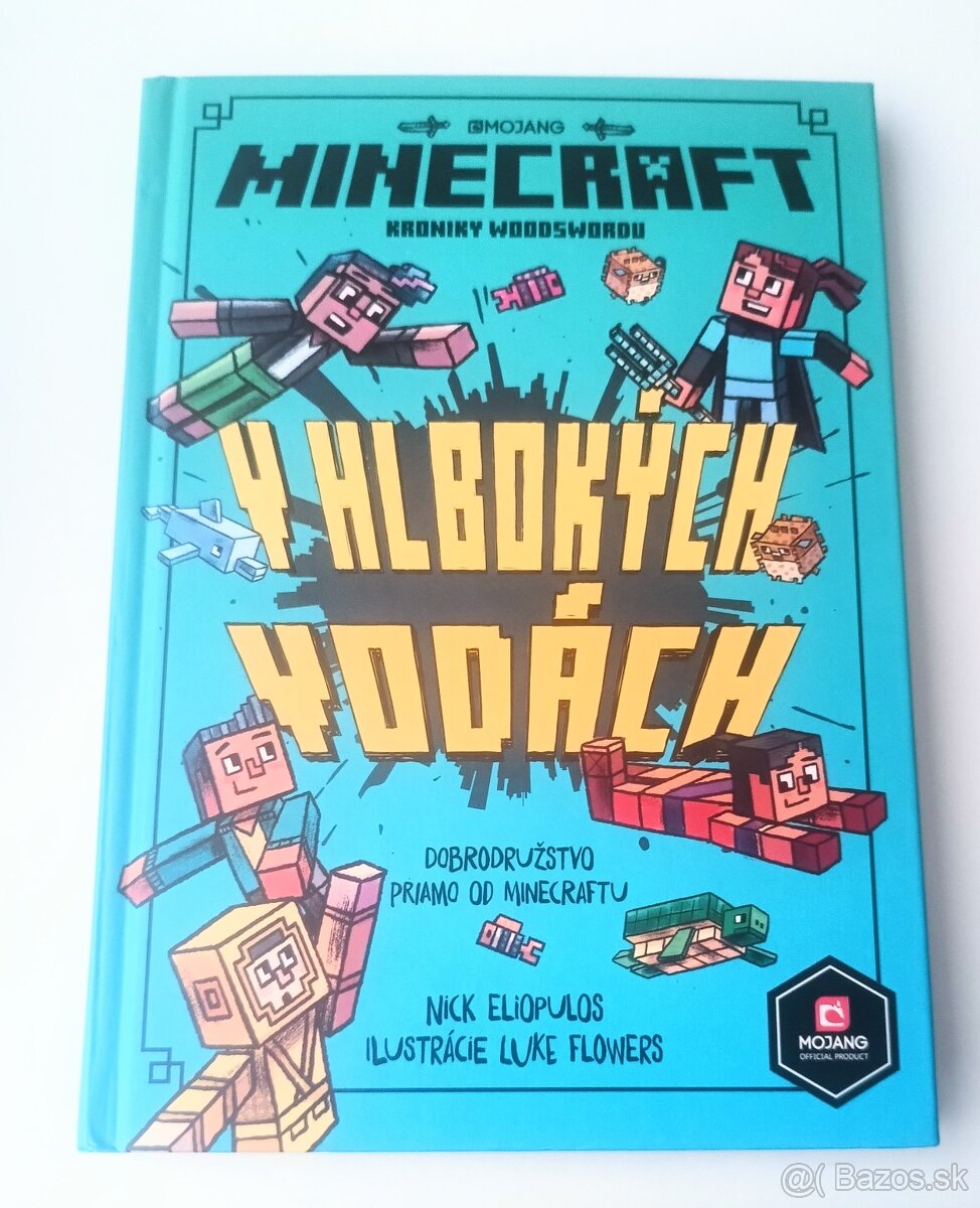 Kniha Minecraft - V hlbokých vodách