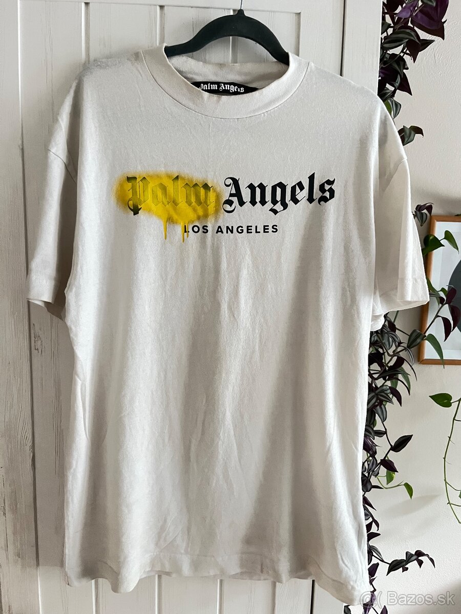 Palm Angels Los Angeles Spray logo tee