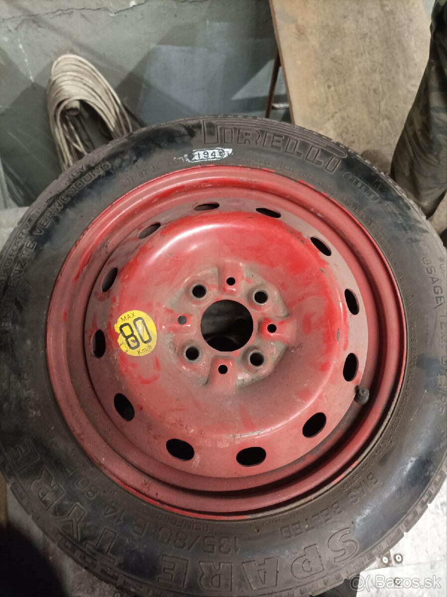 135/80 R14 do zjazdové koleso