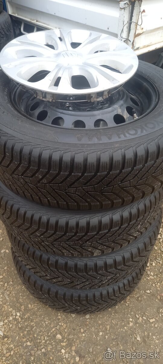 Predám zmnu sadu kolies 215/60r16 diskoch 5x114.3