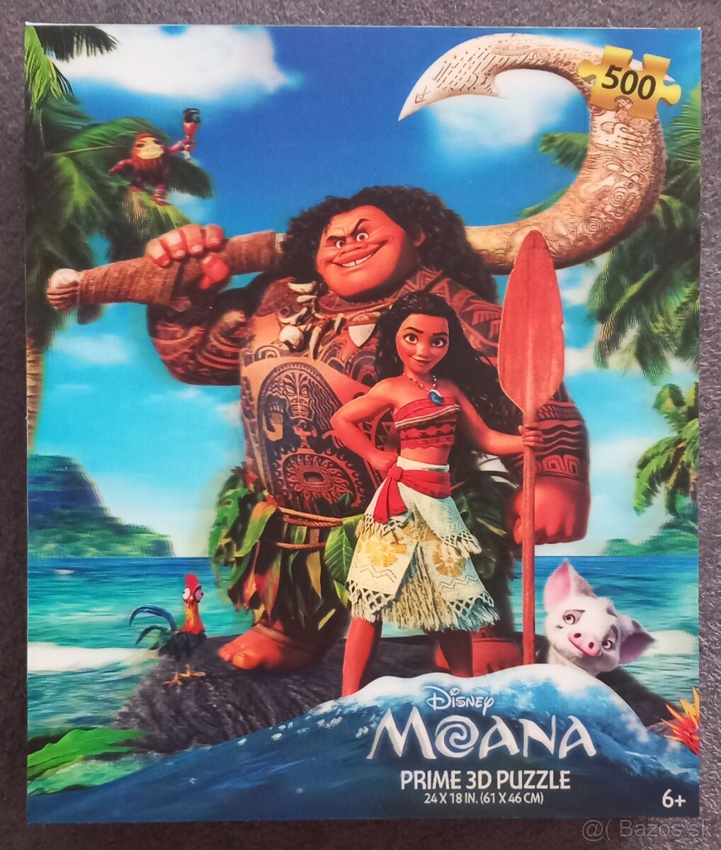 Puzzle 500 Vaiana 3D