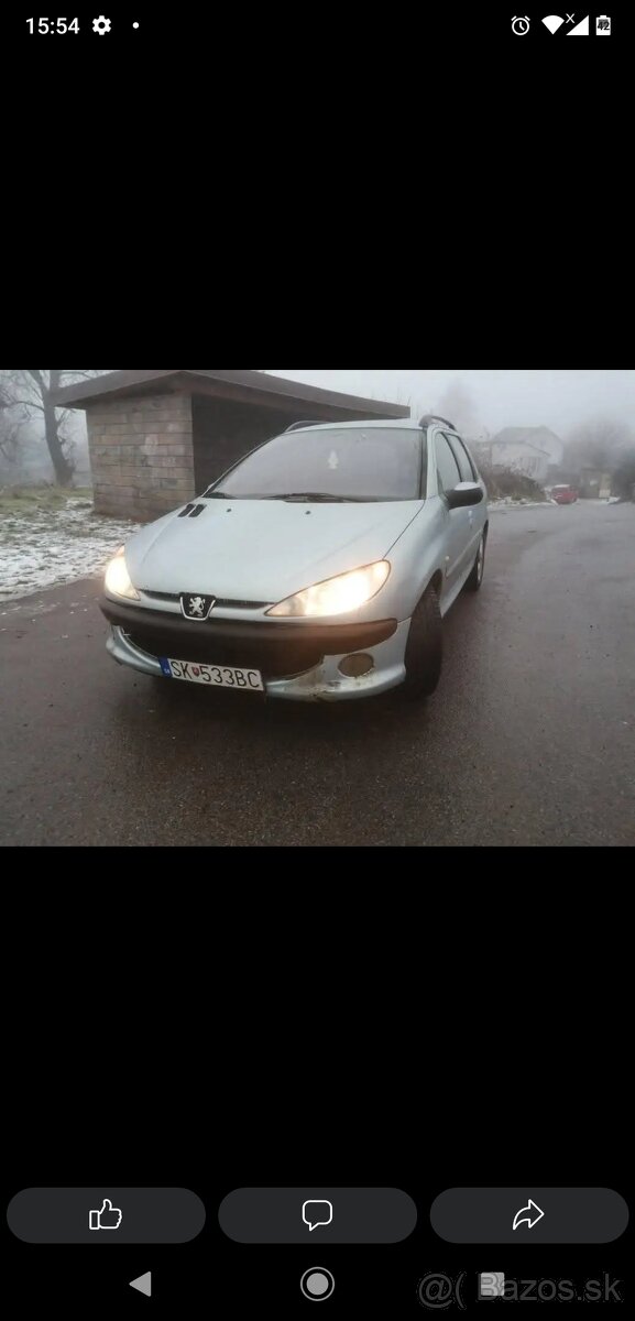 Peugeot 206,1.6hdi 80kw diesel