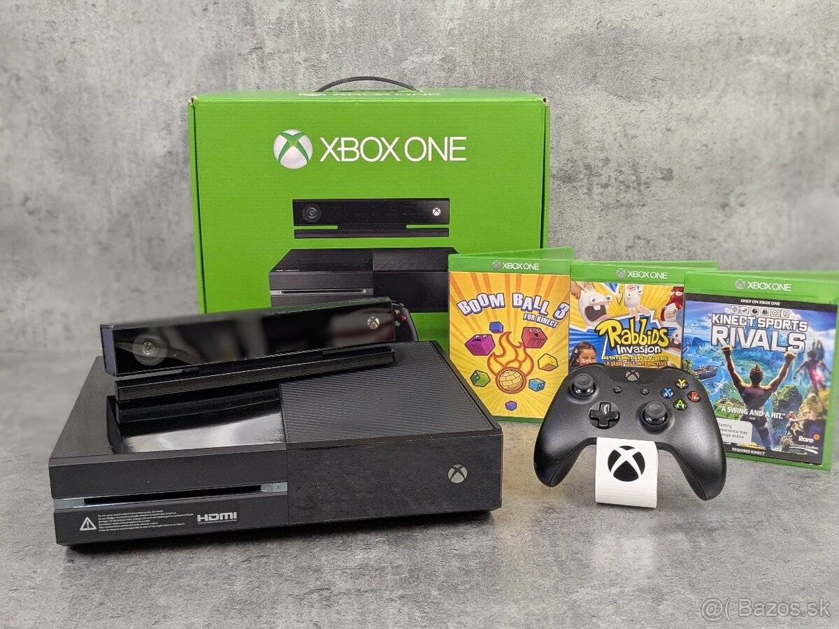 Xbox One, ovládač, Kinect a 3 pohybové hry