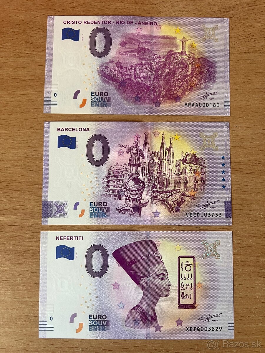 0 € bankovky