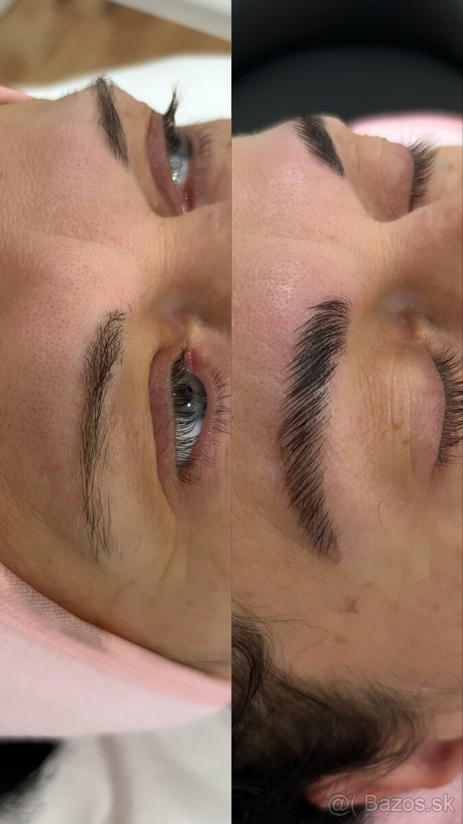 Laminácia, 3D mihalnice, lash lift,