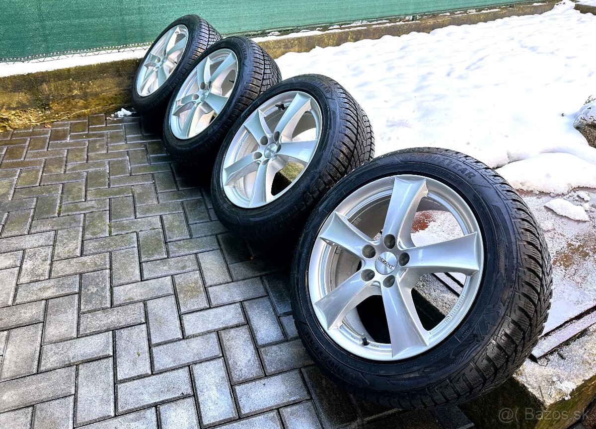 ALU disky DEZENT 5x108 R17 215/55 R17 zimné GOOD YEAR