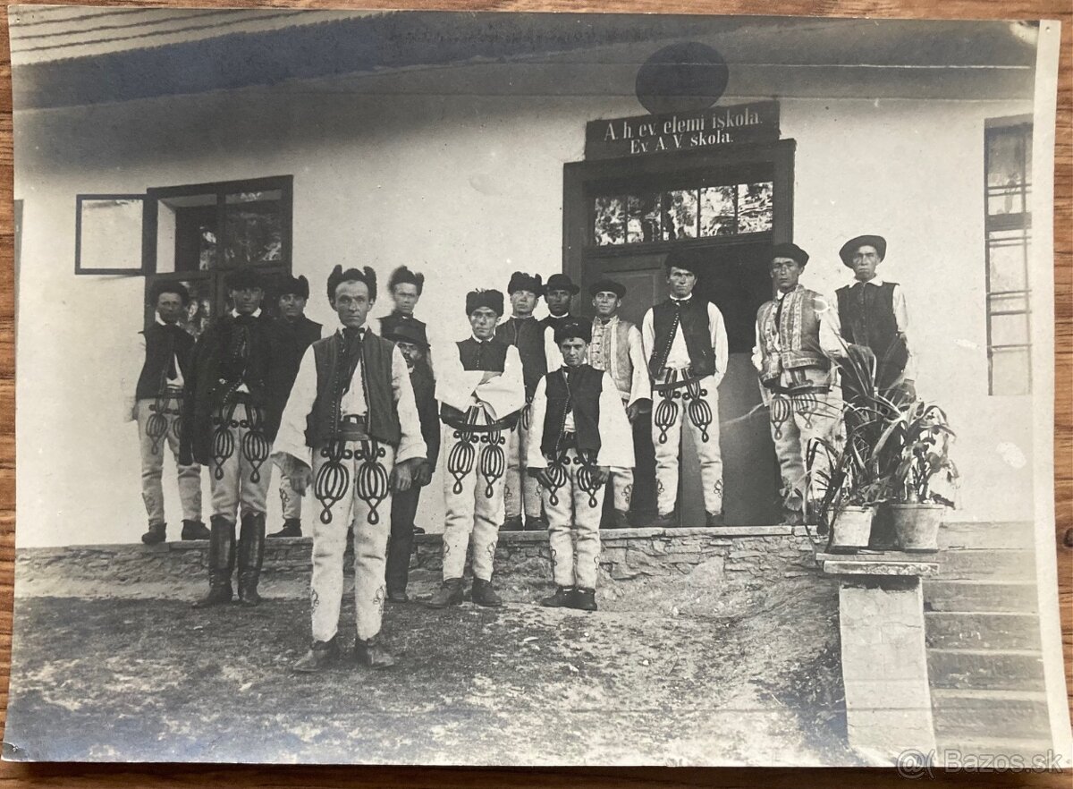 (historická foto) Evanjelická škola v Jasenovej, Dolný Kubín