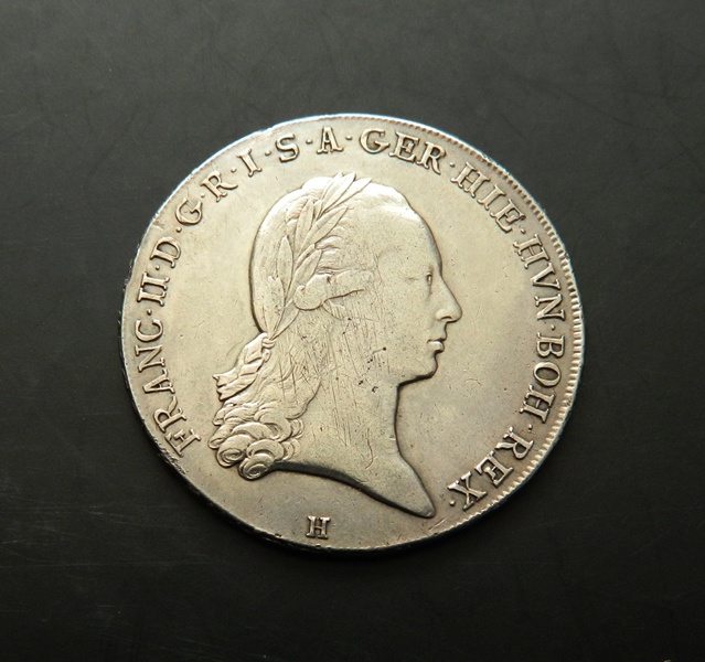 Predám 1 toliar 1795 H  Franc II.