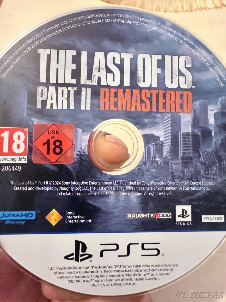 The last of us part 2 remastered na ps5