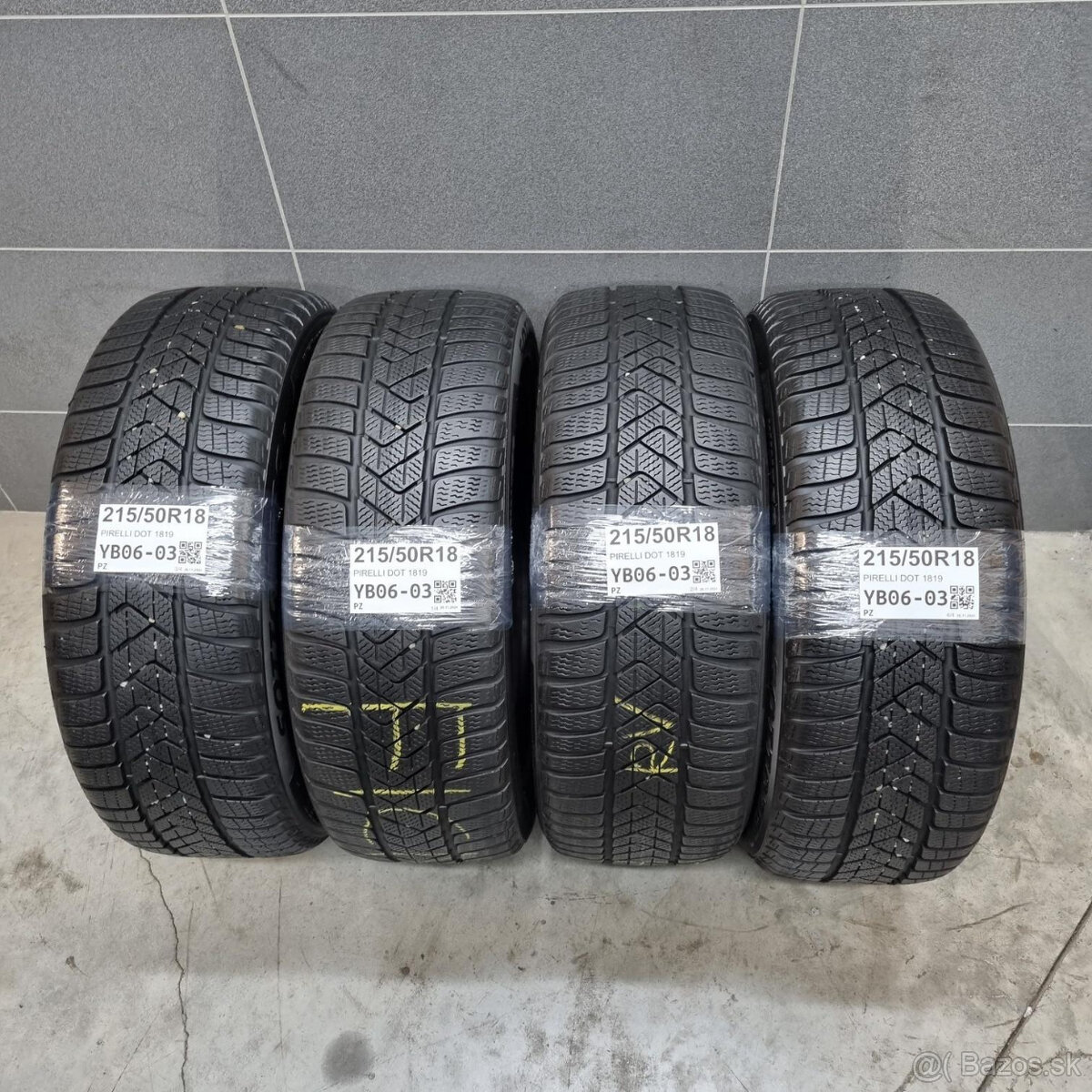 Zimné pneumatiky 215/50 R18 PIRELLI DOT1819