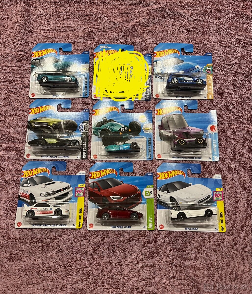 Hot Wheels - JDM , Audi , USA , Tesla