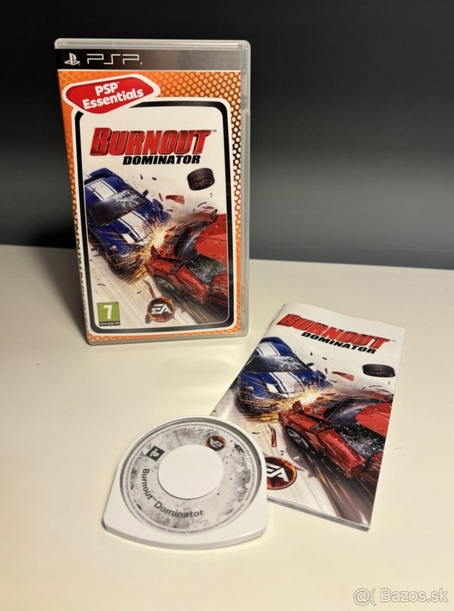 PSP hra BURNOUT DOMINATOR