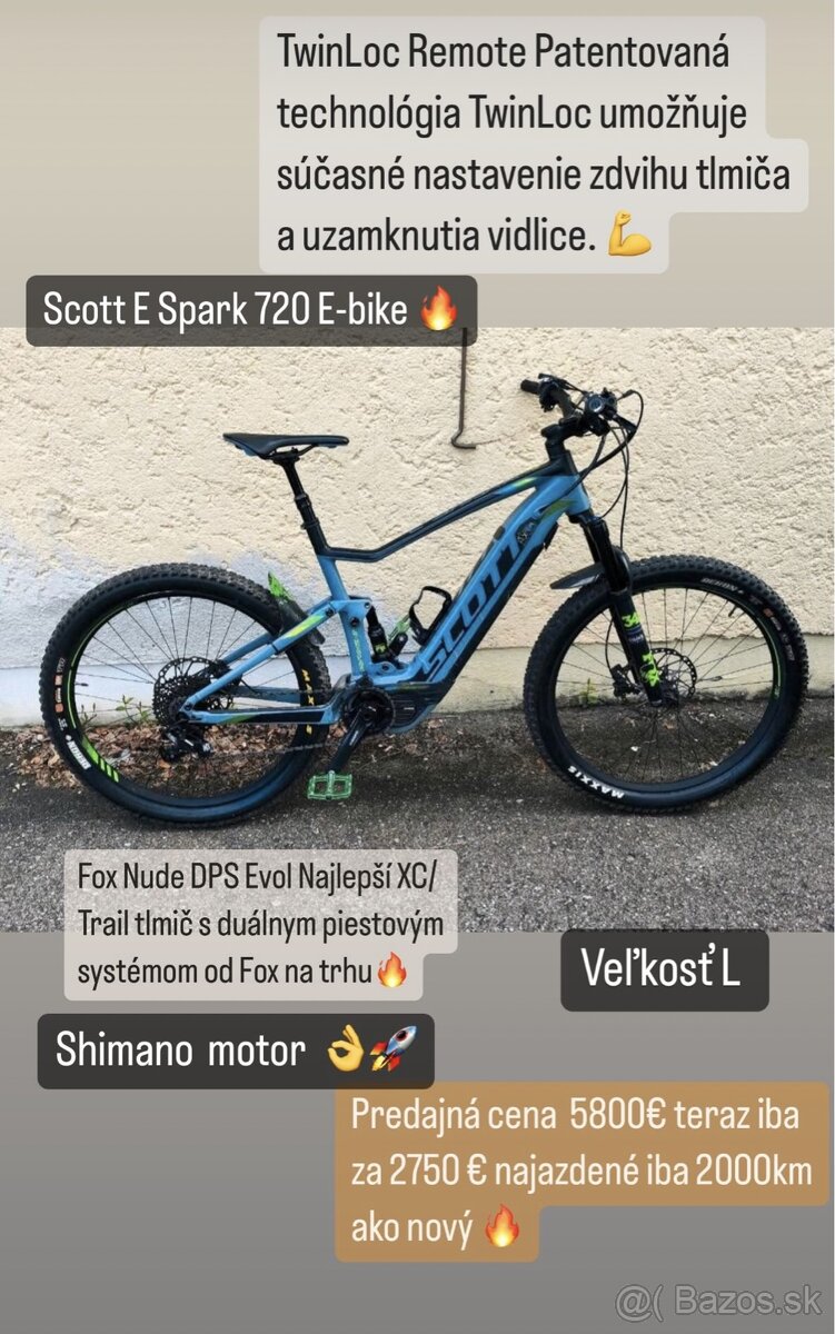 Scott E Spark 720 e-bike