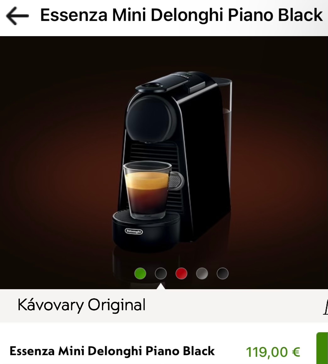 Nespresso Essenza Mini Delonghi Piano Black