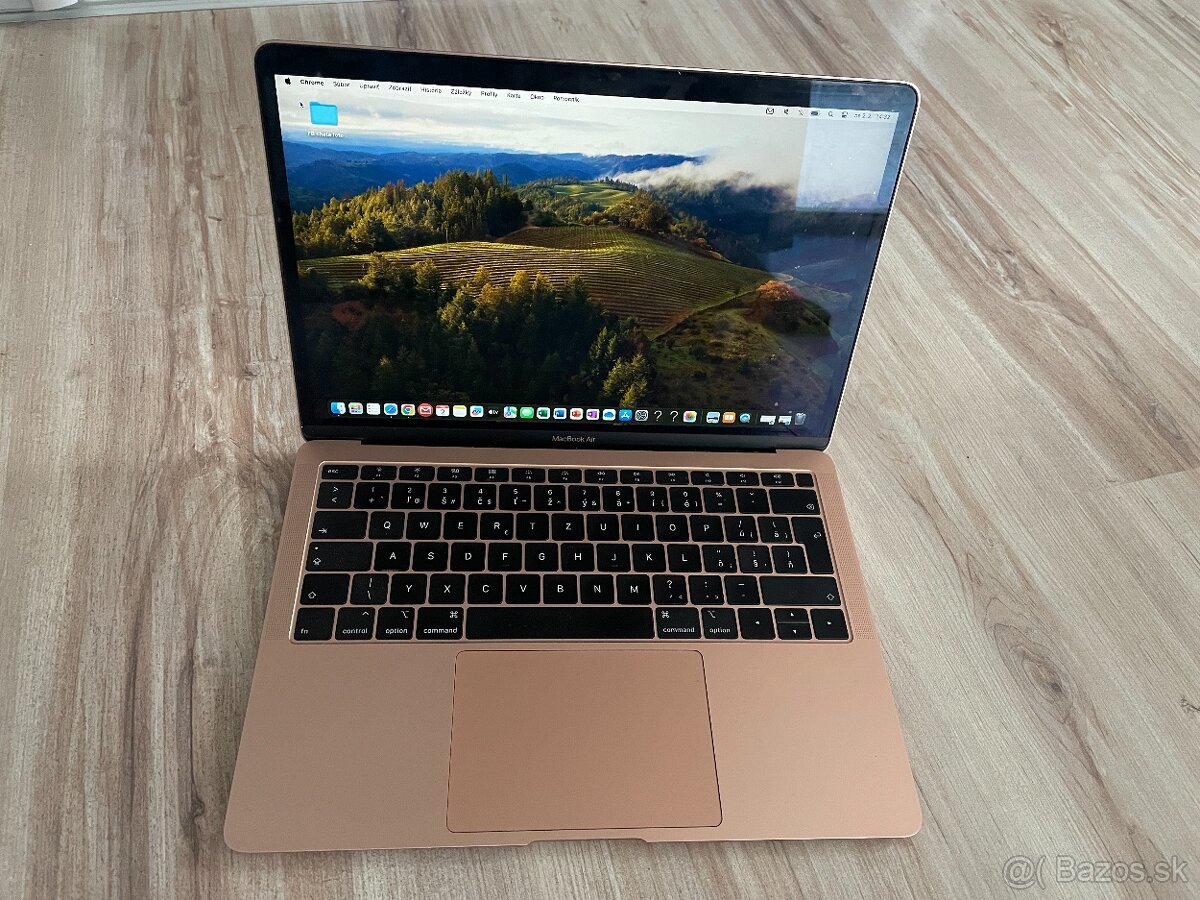 Predám APPLE MACBOOK AIR 13" 256GB (2019) ZLATÝ v krabici