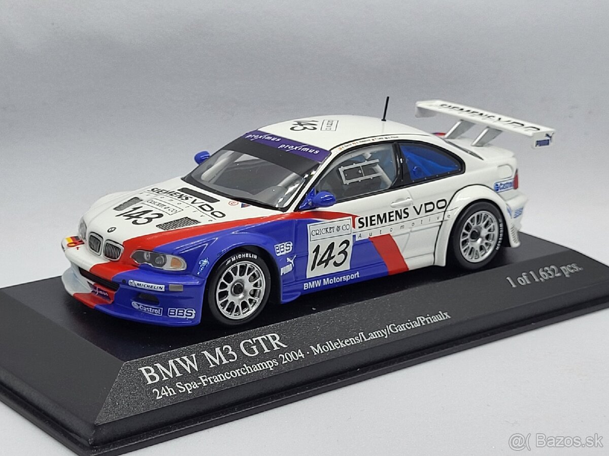 Minichamps 1:43 BMW M3 GTR 24h Spa