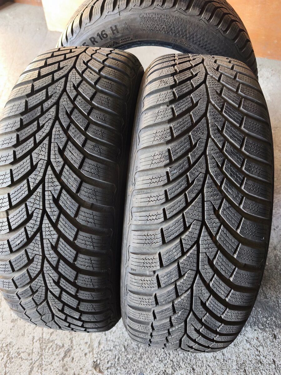 205/55 r16 zimné pneumatiky Continental 8mm 3ks