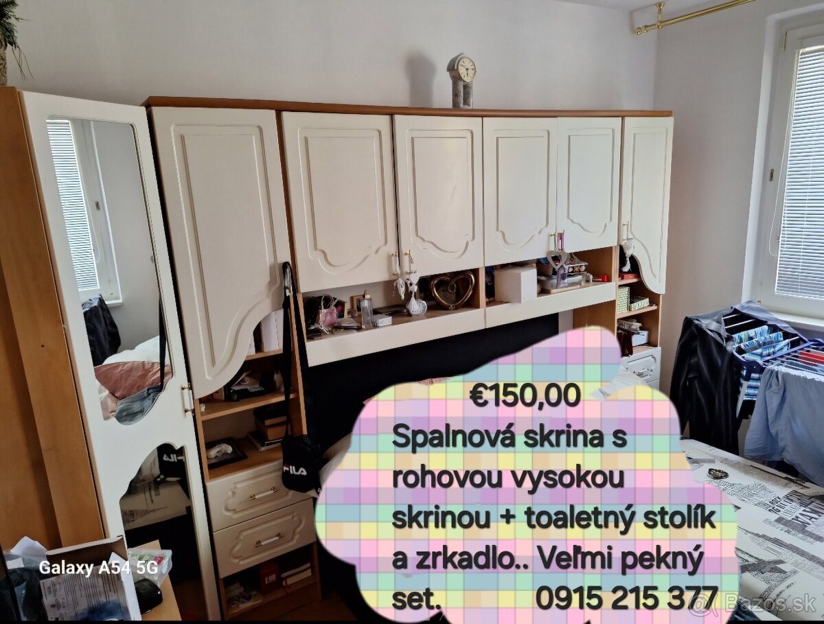 Nábytok do spálne, veľmi pekný