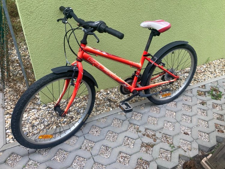 Predám dievčenský bicykel Galaxy Ruby 24"-ZNÍŽENÁ CENA 