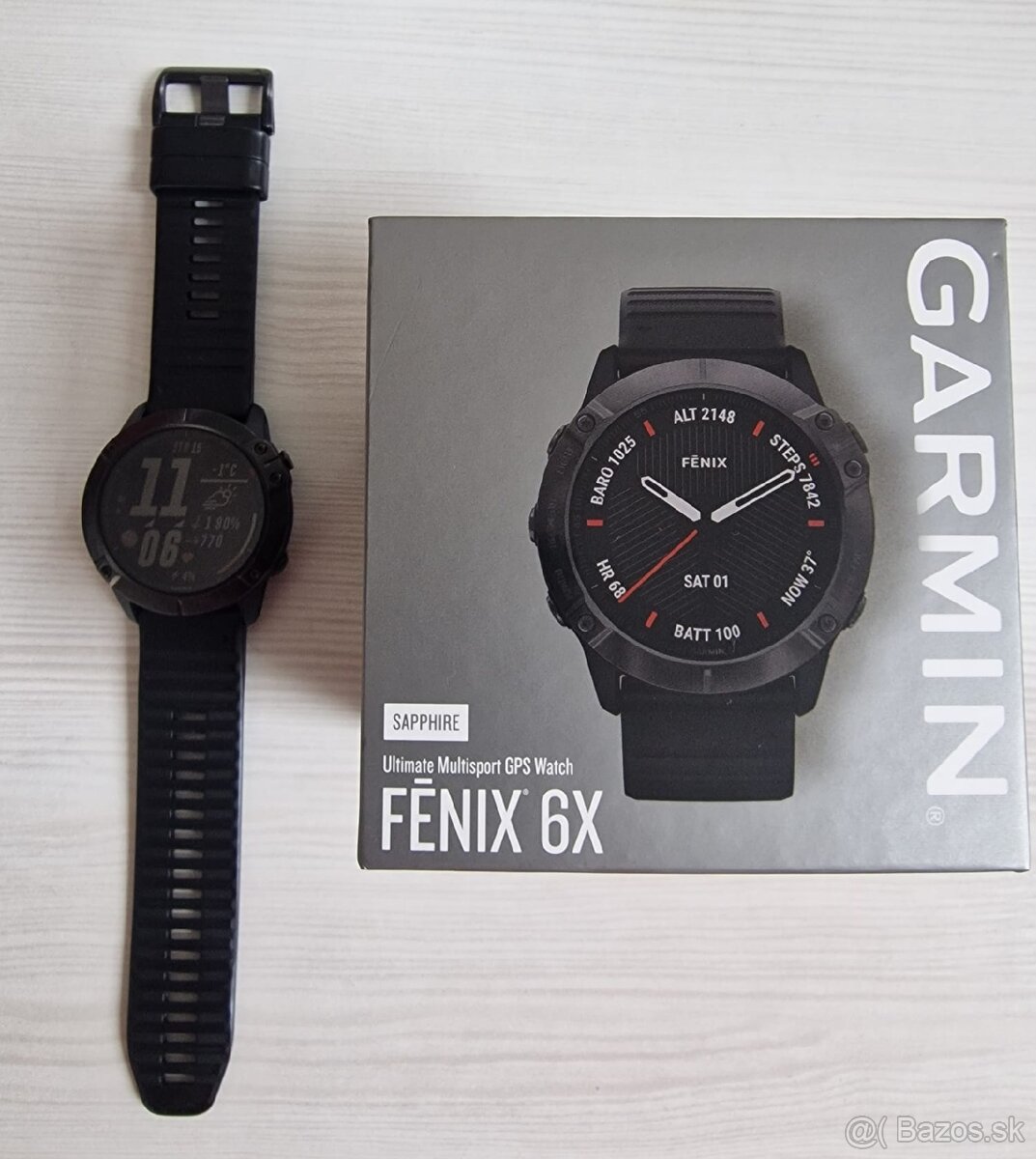 Inteligentné hodinky Garmin Fenix 6X Sapphire