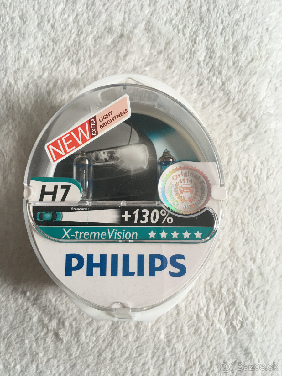 Halogénové žiarovky Philips H7 X-treme Vision (zľava -30%)