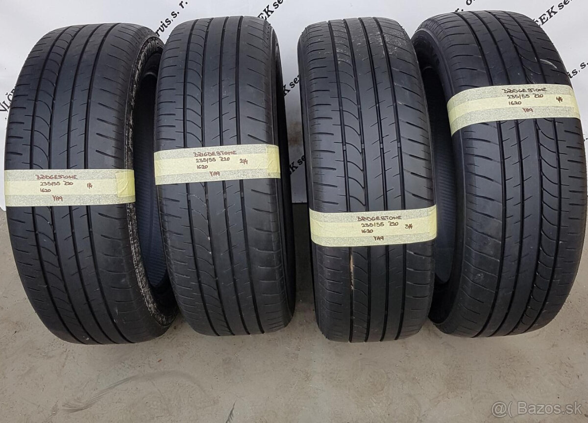 Letné pneumatiky 235/55 R20 BRIDGESTONE DOT1620