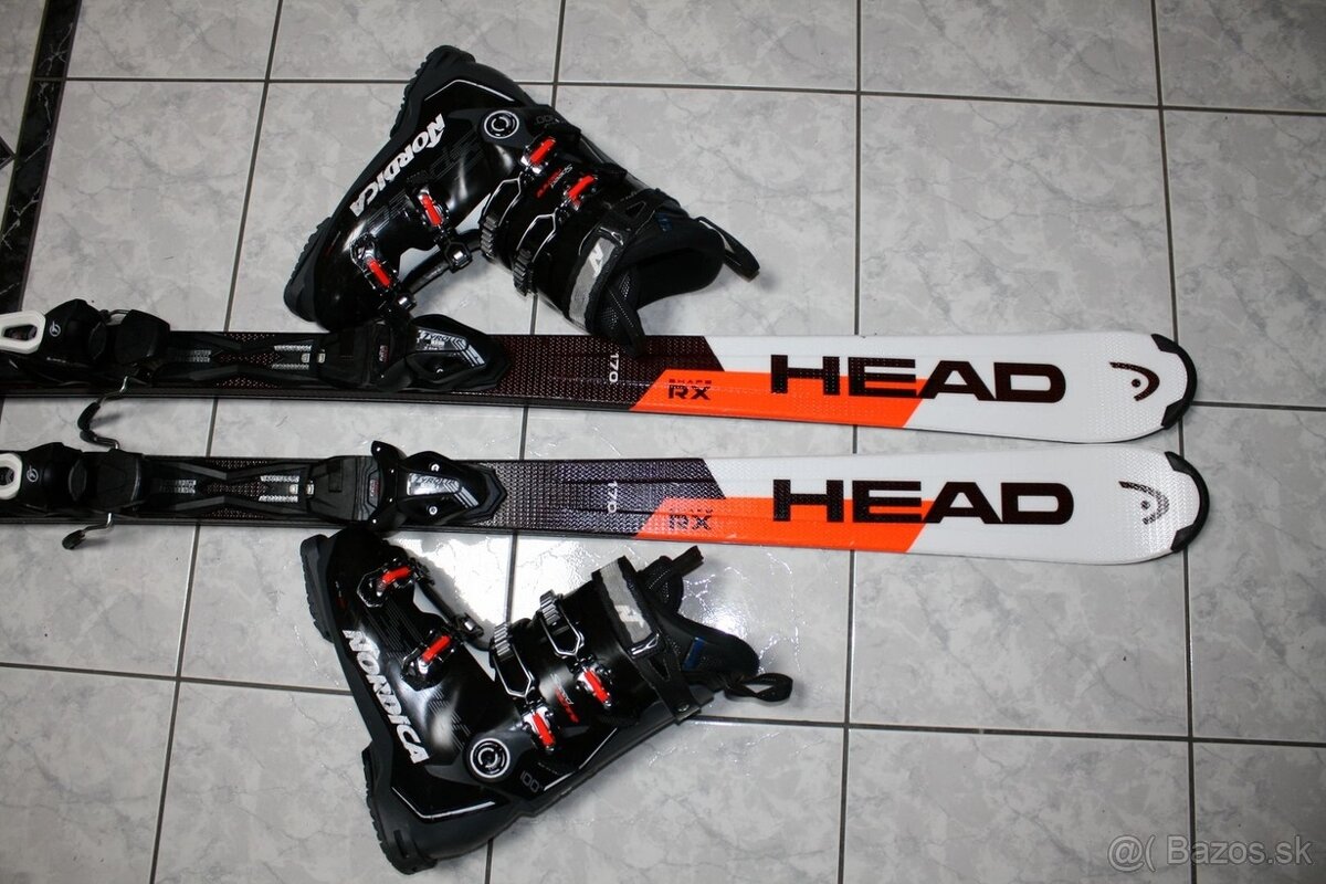 lyže Head RX 170 cm , hadia koža , lyžiarky Nordica 45