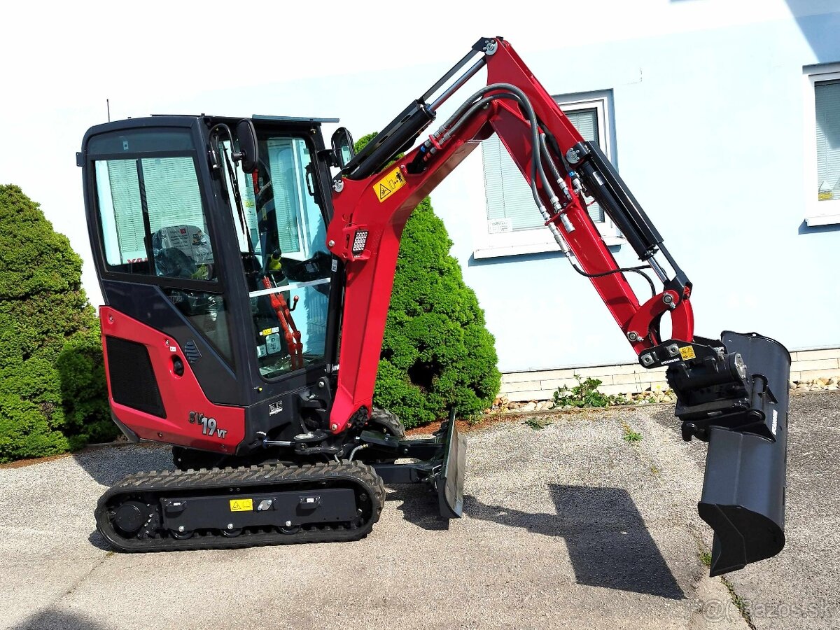 Yanmar SV19VT japonské pasove rypadlo (2 ton) minibager