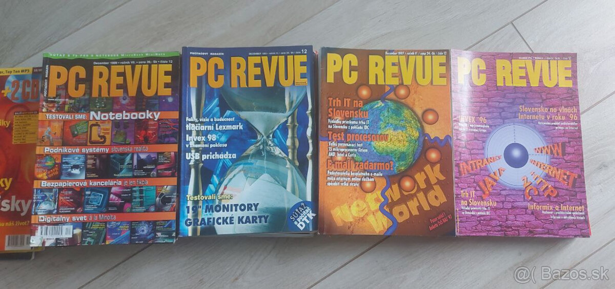 PC Revue - historicke rocniky