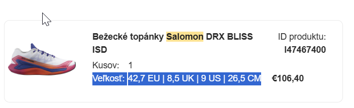 Bežecké topánky Salomon DRX BLISS ISD