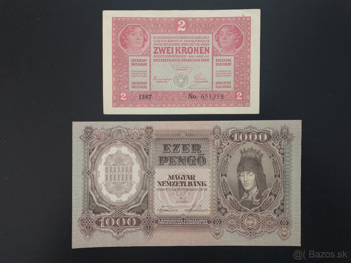 2K RU 1917, 1000pengo 1943