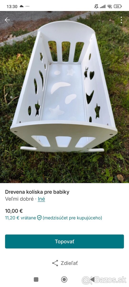 Kolíska pre babiku