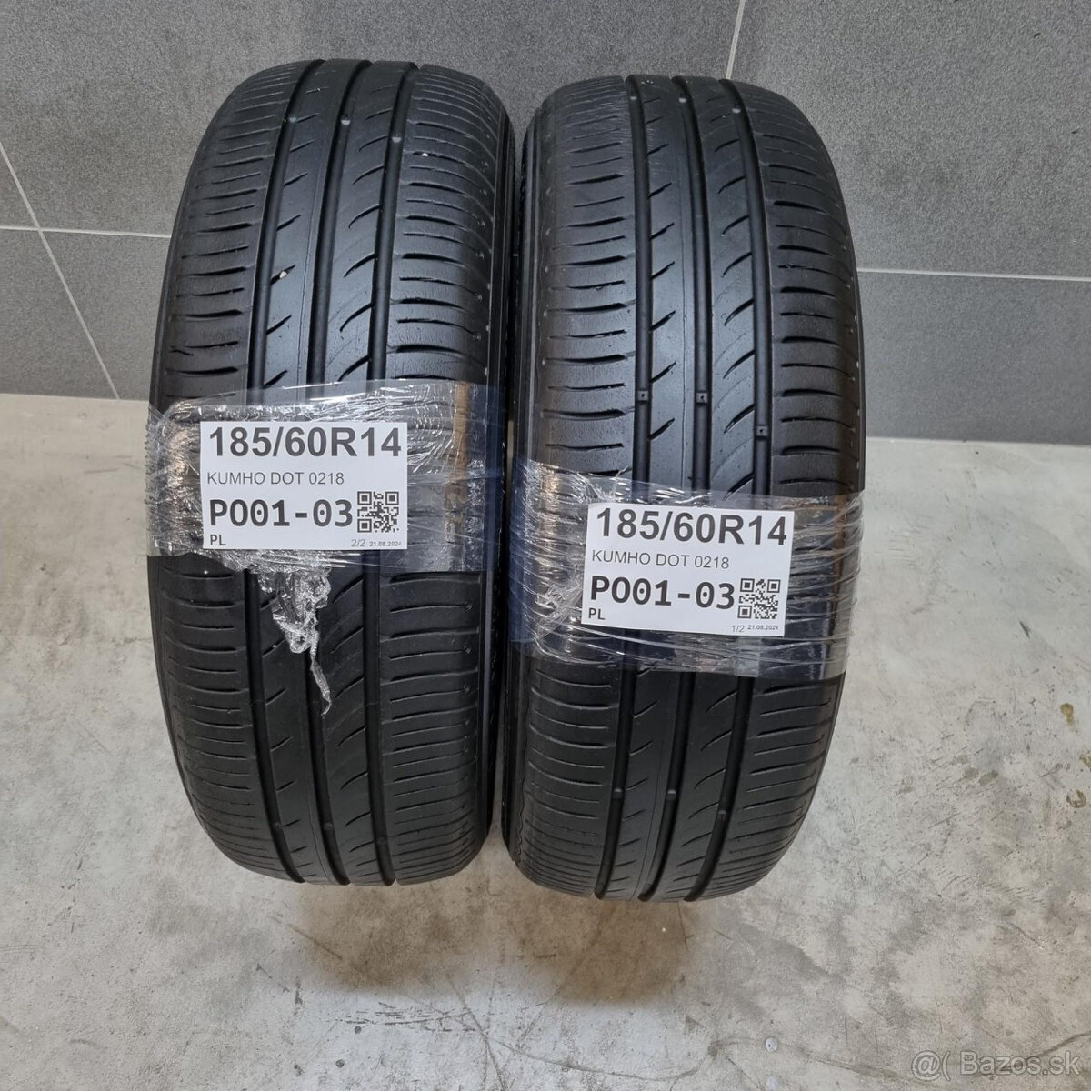 Letné pneumatiky 185/60 R14 KUMHO DOT0218