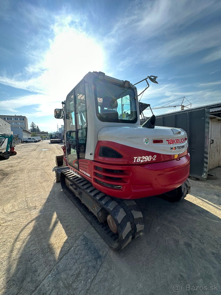 PREDANÉ Takeuchi TB290-2 s centrálnym mazaním + pridržiavač