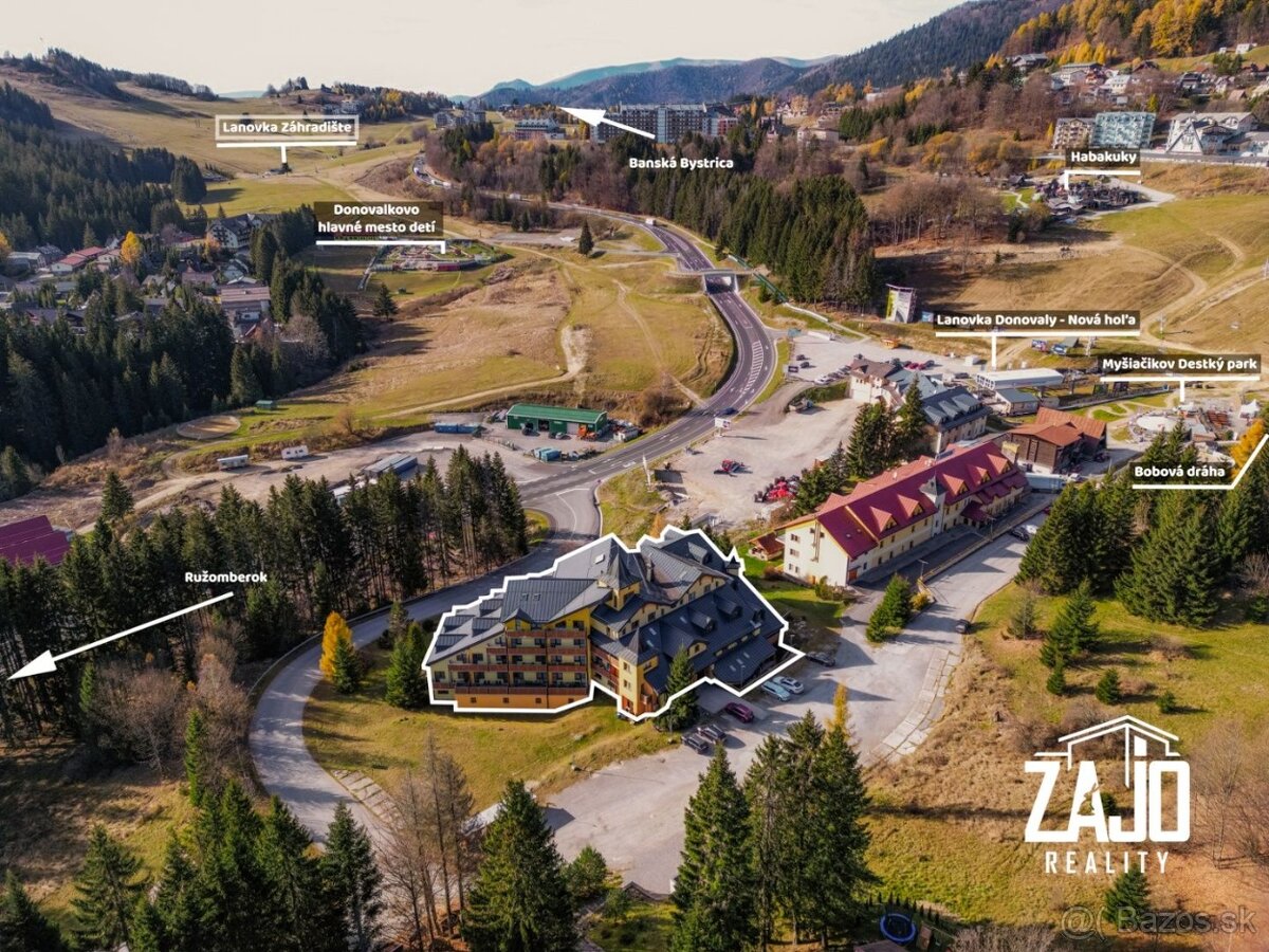 REZERVOVANÉ Apartmán na Donovaloch pri lyžiarskom stredisku