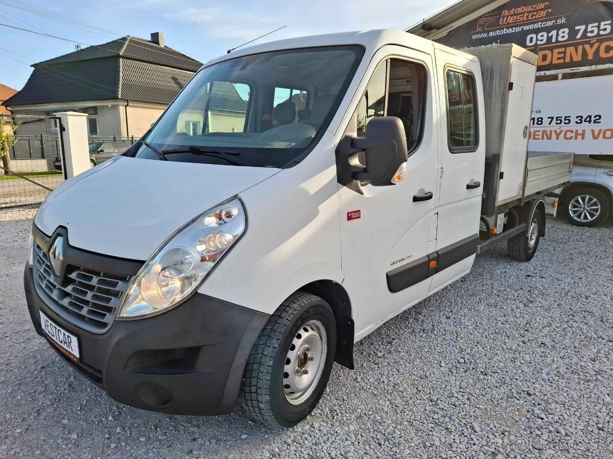 Renault Master Valník 2.3 DCI L4H1P4 7.miest - 100kW