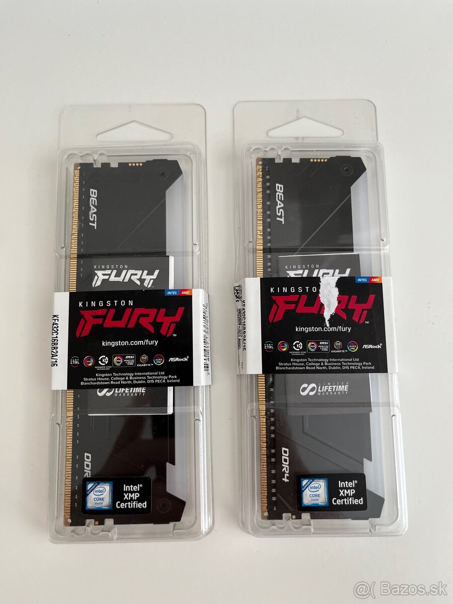 Kingston Fury Beast RGB 32GB DDR4 3200MHz CL16