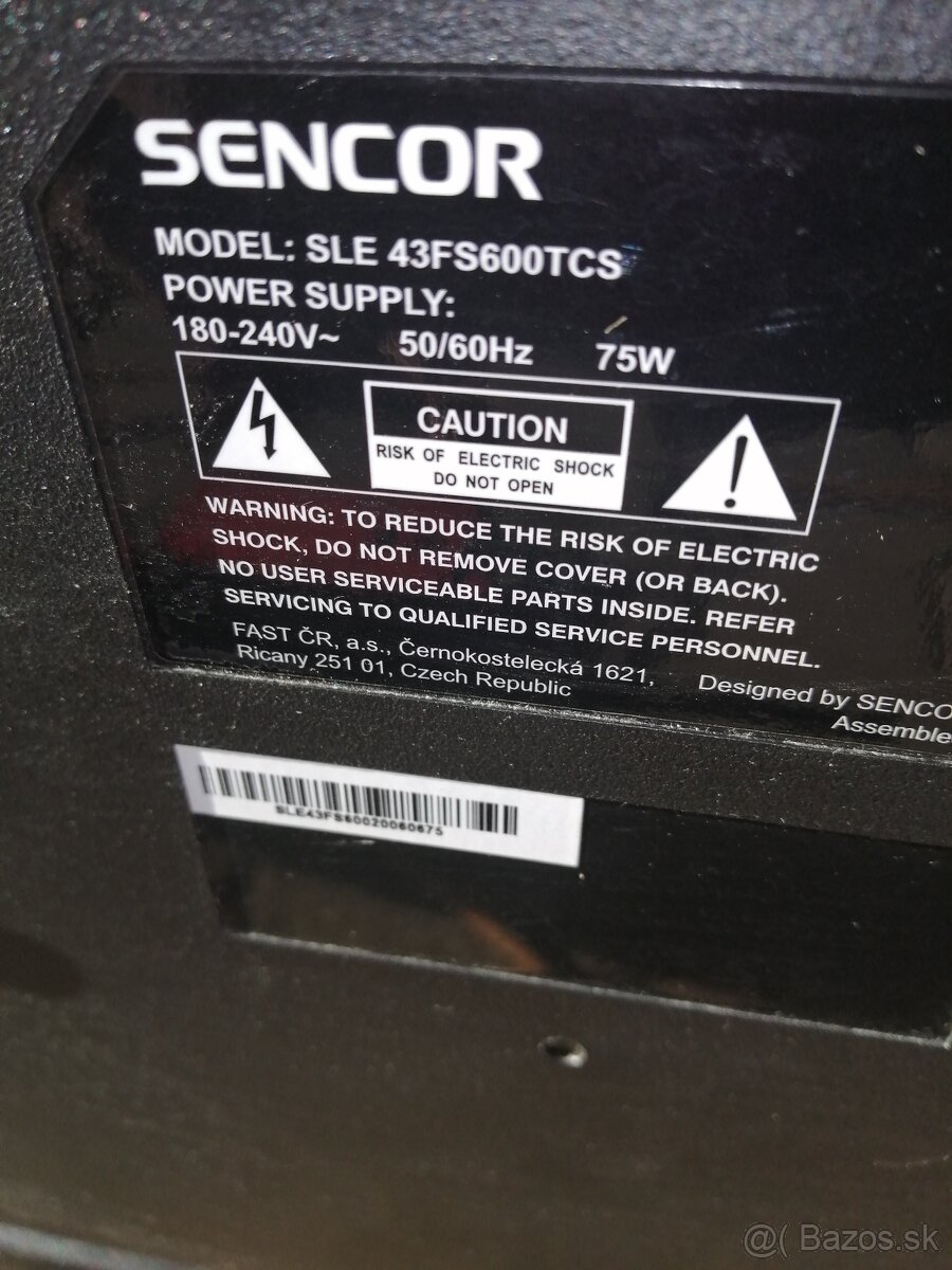 Sencor SLE43 FS600  TCS