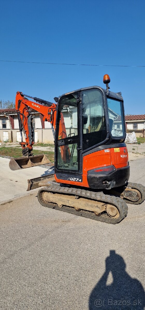 Predam minibager Kubota u27-4