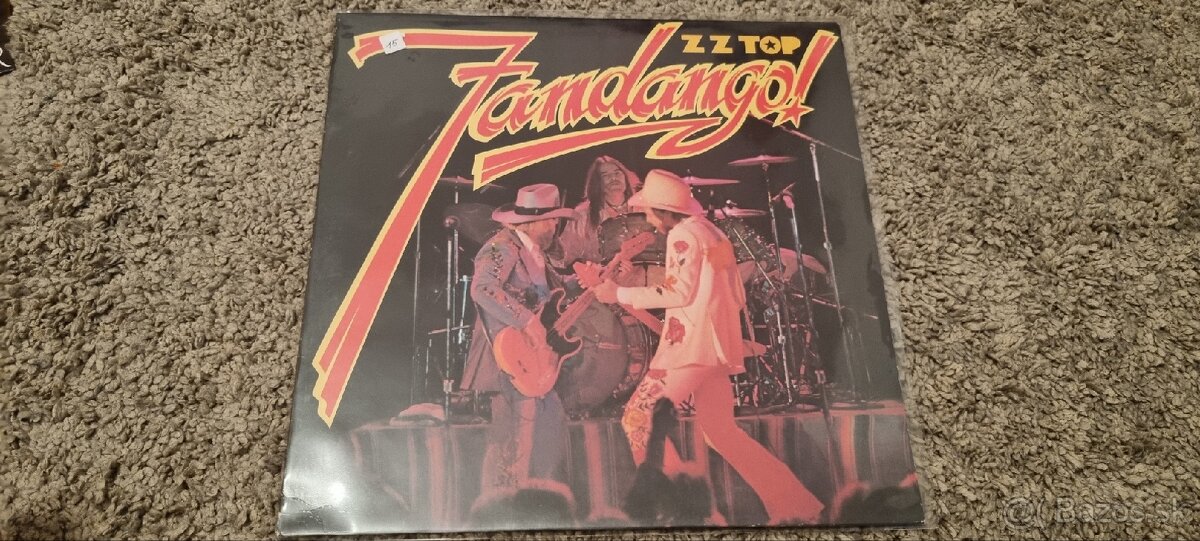 Predám LP Zz top-fandango