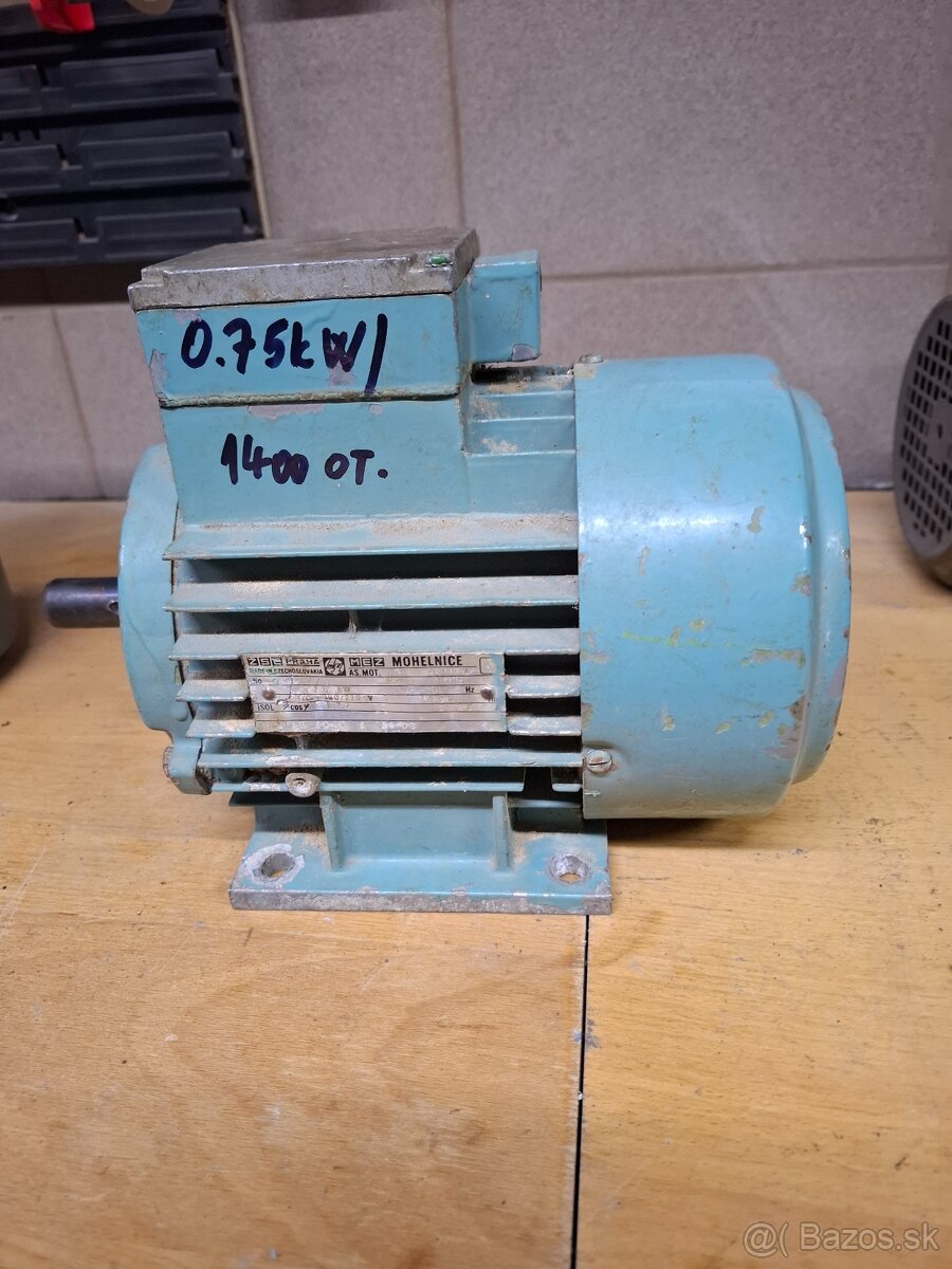 Elektromotor 0.75kw/1400ot