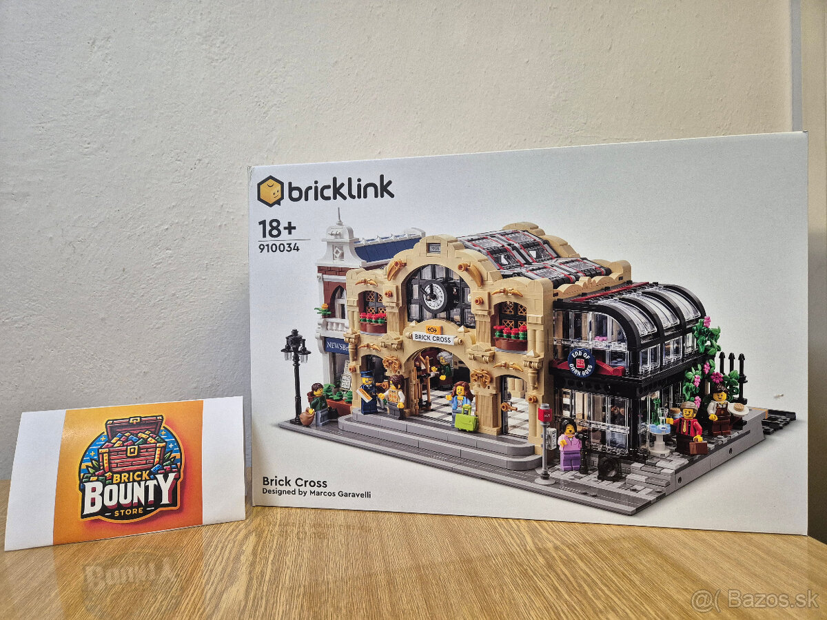 LEGO BrickLink Brick Cross Train Station 910034