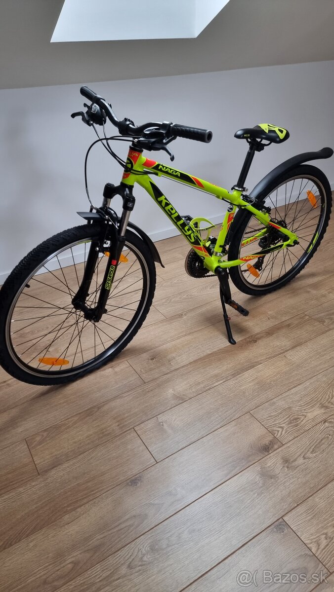 Bicykel Kellys NAGA 70 Neon lime 13.5" ram velkost 26