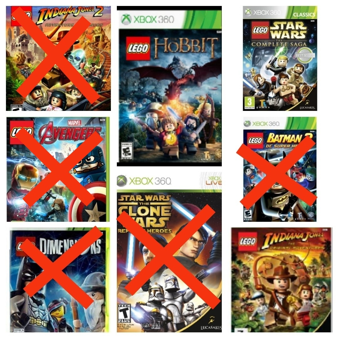 KÚPIM hry LEGO na Xbox 360