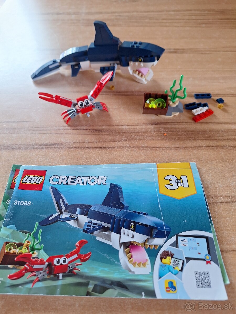 Lego creator 31088 morské živočíchy