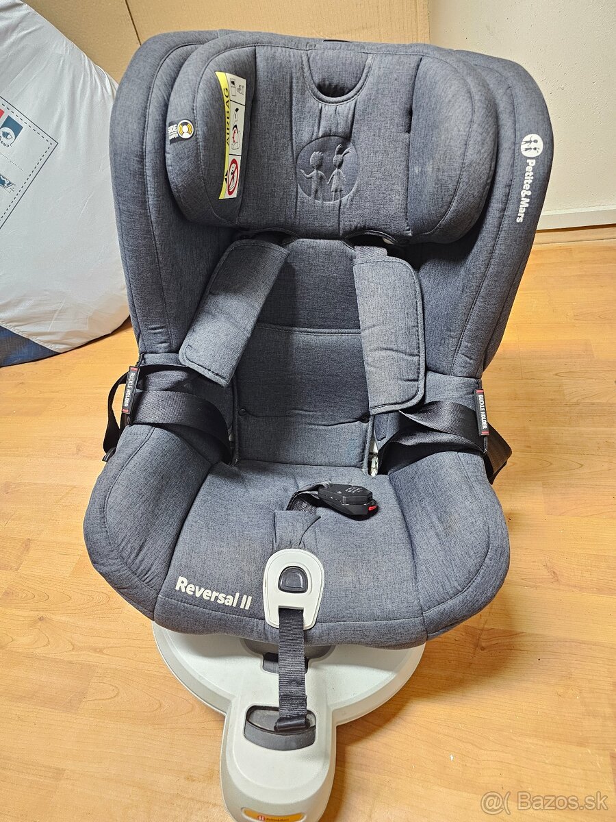 Autosedačka Petite&Mars Reversal II Isofix Grey (0-18kg)